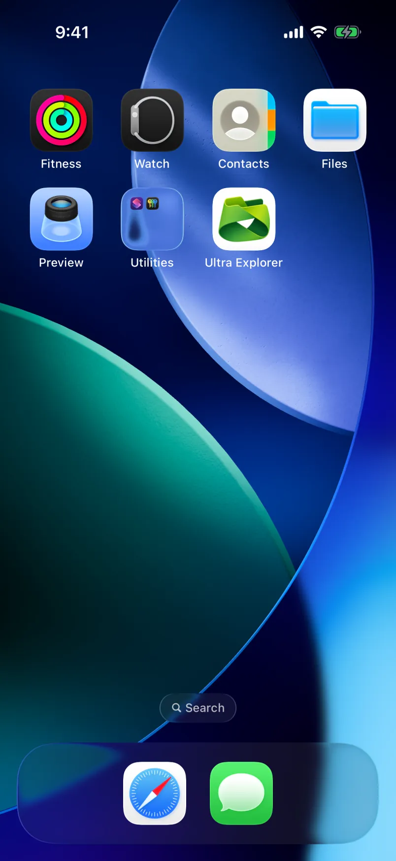 The Ultra Explorer icon on the iPhone home screen