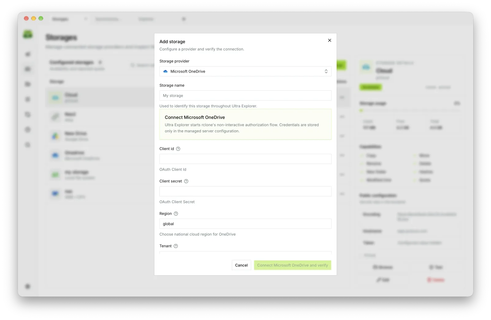 Capture Microsoft OneDrive — Ultra Explorer